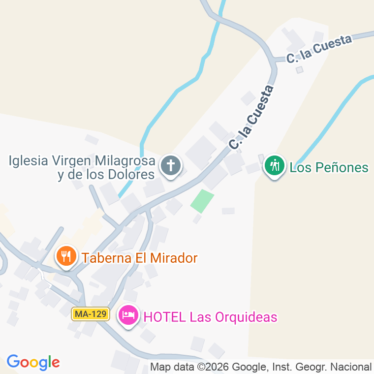 Código postal de Calle Cuesta la en Romanes (los)