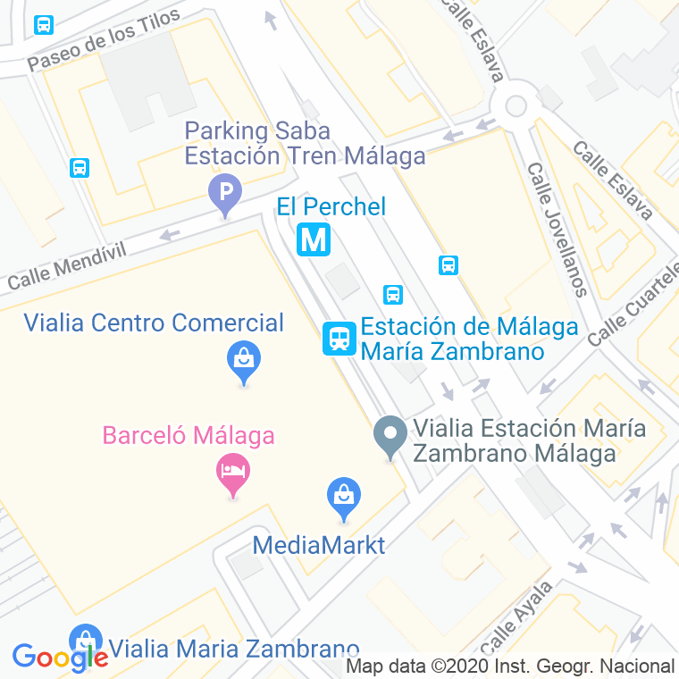Código Postal de Estacion, De La en Málaga
