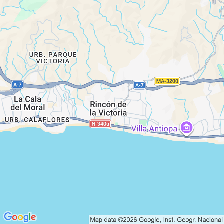 Código postal de Calle Aguila en Rincon de la Victoria