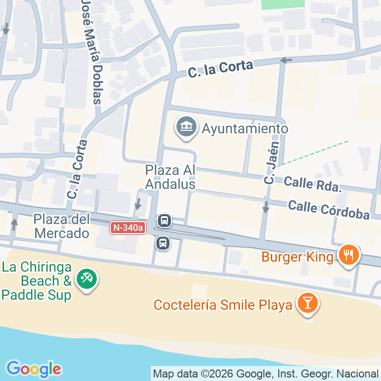 Código postal de Plaza al Andalus en Rincon de la Victoria