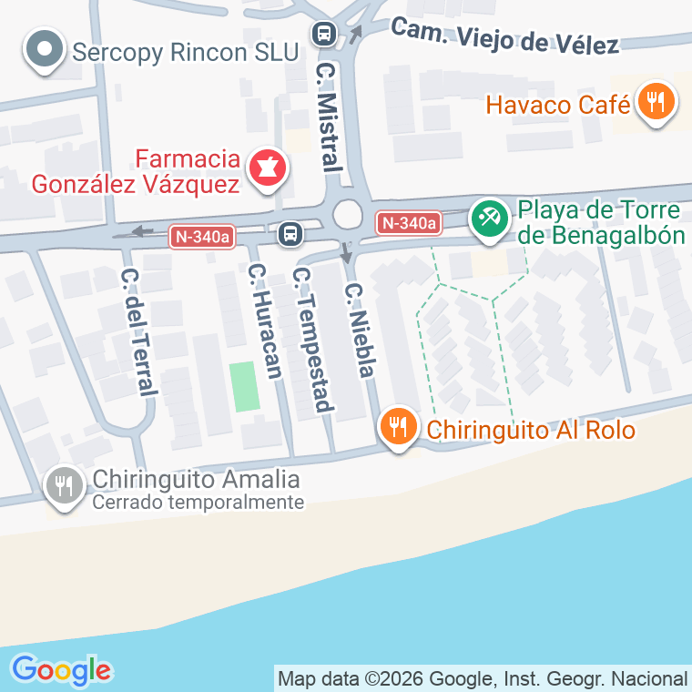 Código postal de Urb Gaviotas las Fase Vi en Torre de Benagalbon