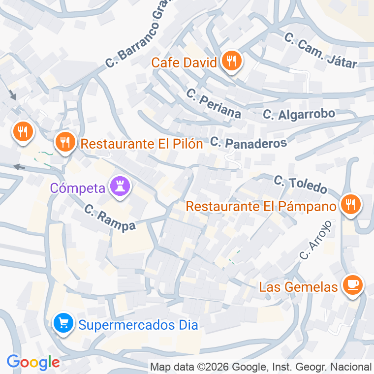 Código postal de Calle Carreteria en Competa