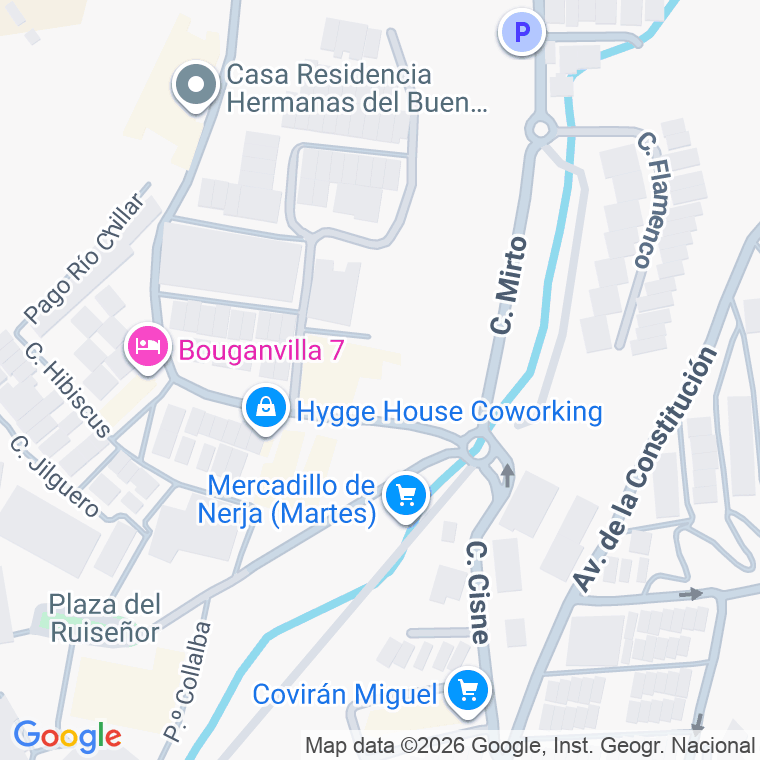 Código postal de Calle Chorreras (almijara I) en Nerja