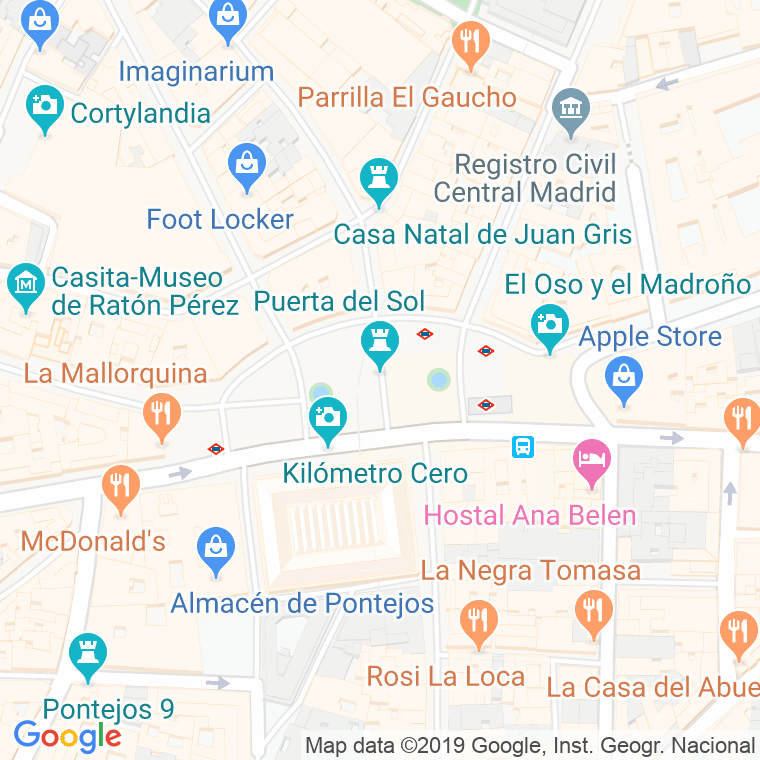 Código Postal de Puerta Del Sol en Málaga