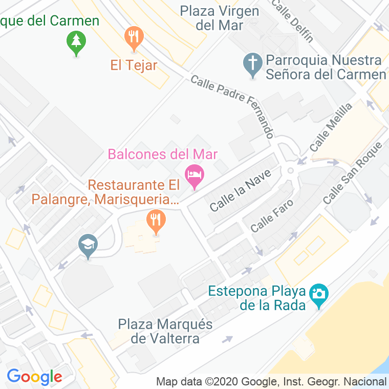 Código Postal de Balcones Del Mar en Málaga
