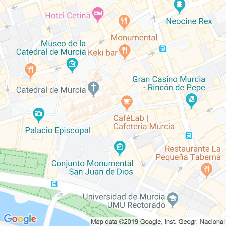 Código Postal calle Apostoles en Murcia