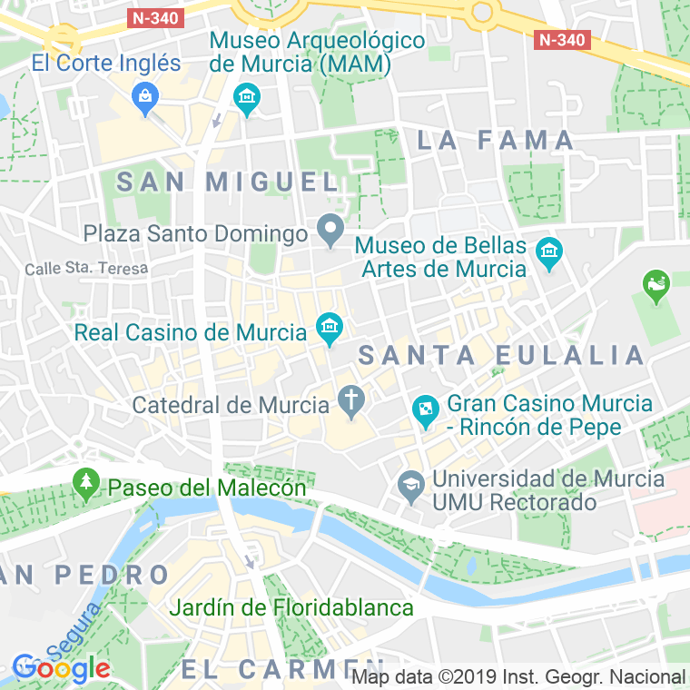 Código Postal calle Balsas   (Impares Del 1 Al Final)  (Pares Del 2 Al Final) en Murcia
