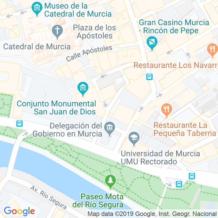 Código Postal calle Baraundillo en Murcia