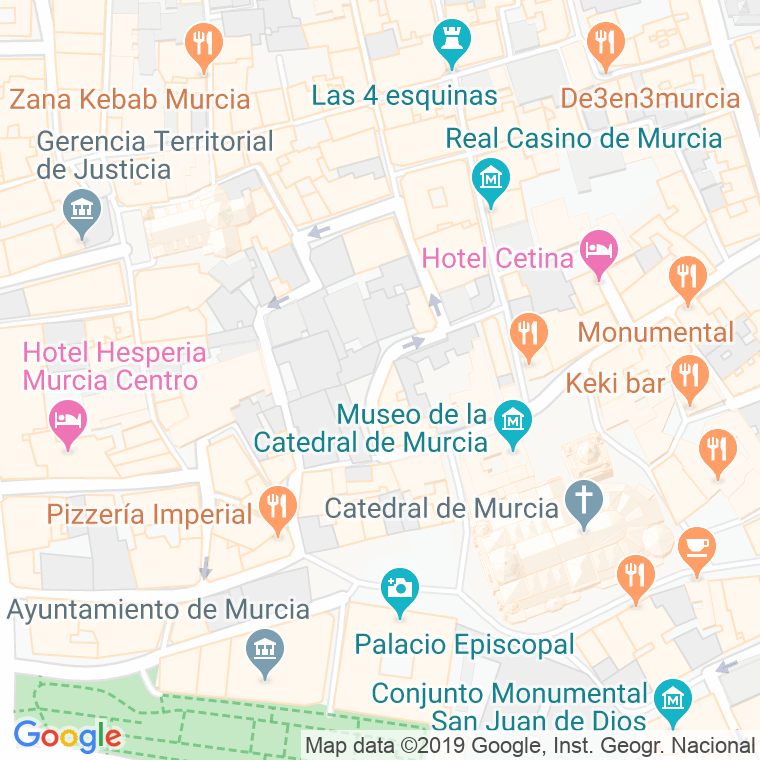Código Postal calle Fontes, plaza en Murcia