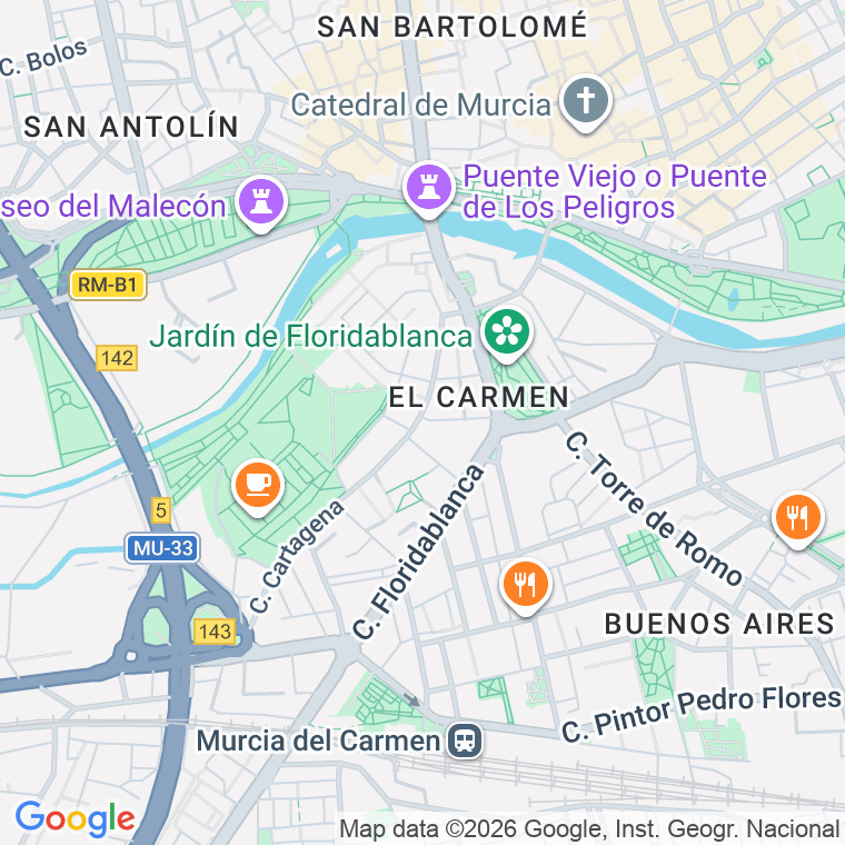 Código postal de Cartagena en Murcia