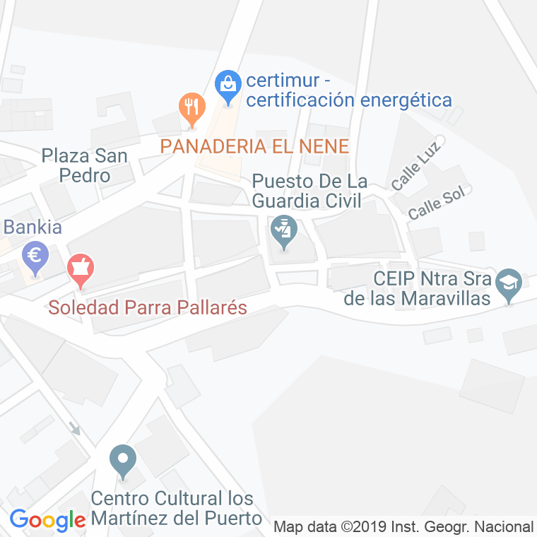 Código Postal calle Fundadora Santa Maria Josefa, plaza en Murcia