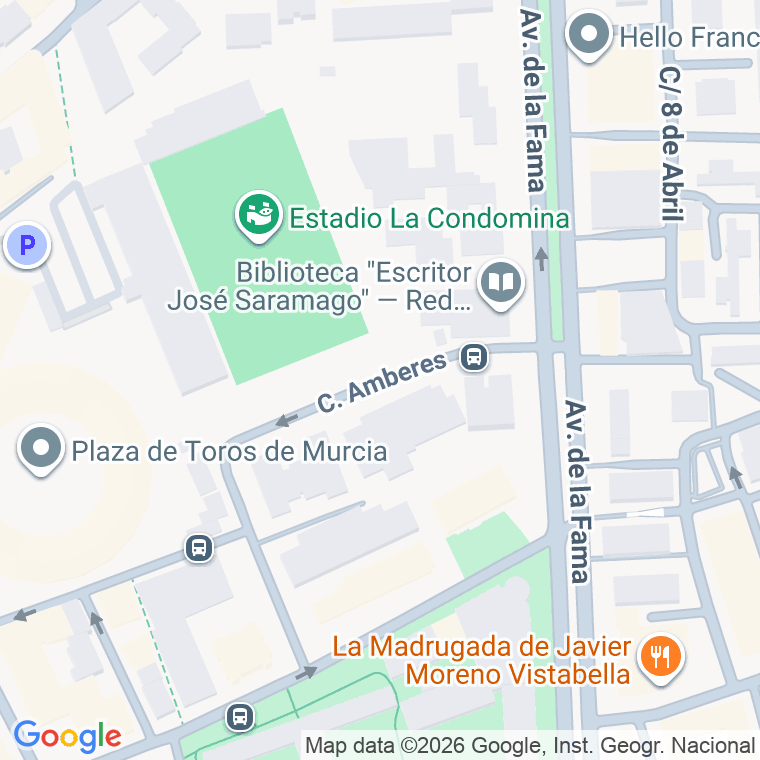 Código postal de Amberes en Murcia