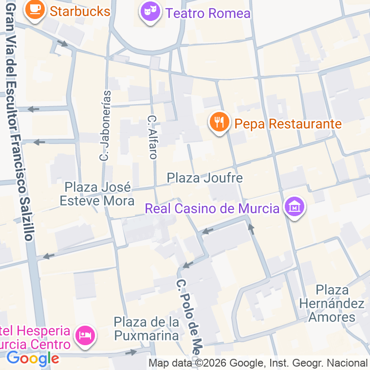 Código postal de Gloria en Murcia