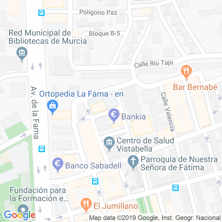Código Postal calle Lugo en Murcia