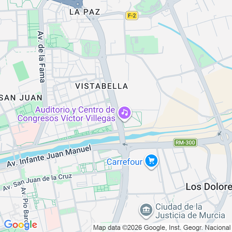 Código postal de Primero de Mayo, Avenida (pares del 32 al Final) en Murcia