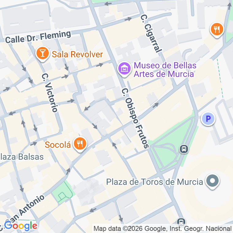 Código postal de Rodrigo de Triana en Murcia