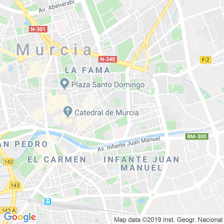 Código Postal calle Santomera en Murcia