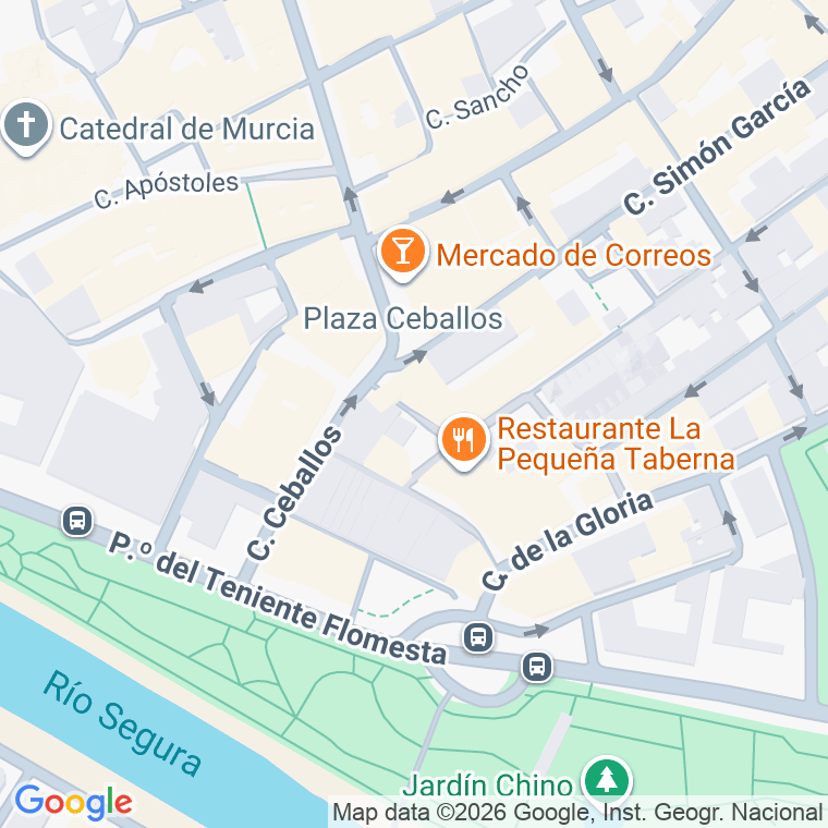 Código postal de Tahona en Murcia