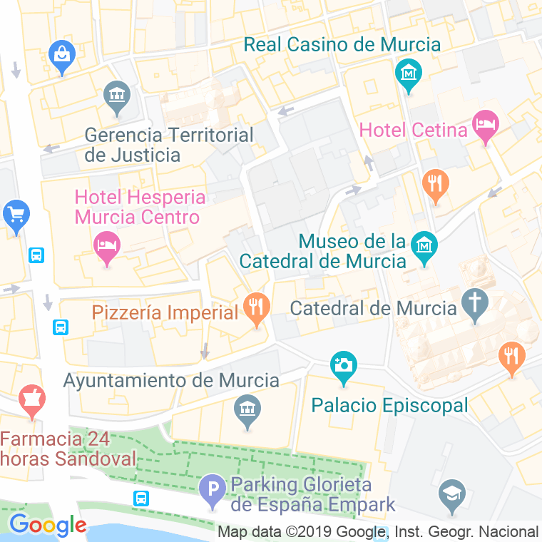 Código Postal calle Polo De Medina en Murcia