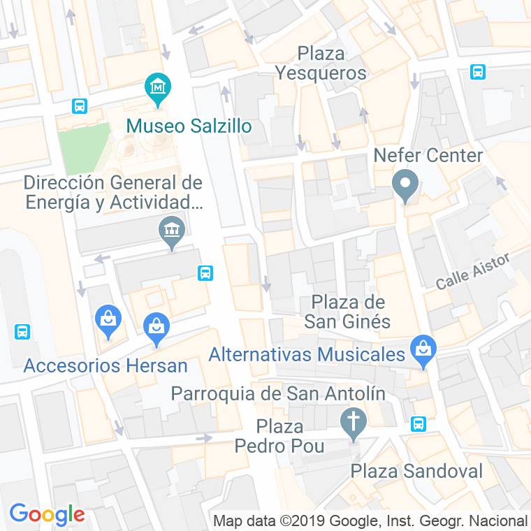 Código Postal calle Alfareros en Murcia