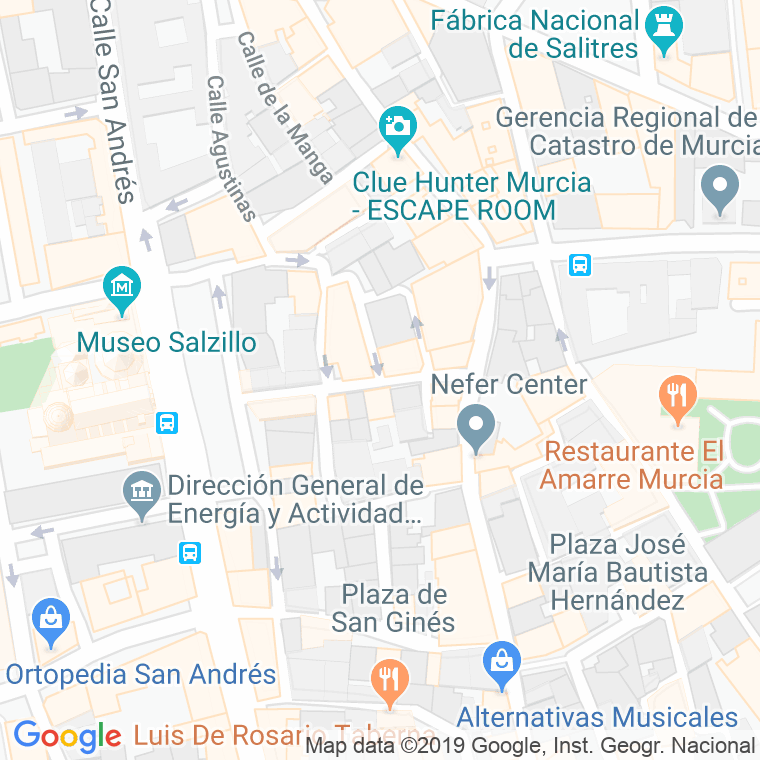 Código Postal calle Arrixaca en Murcia