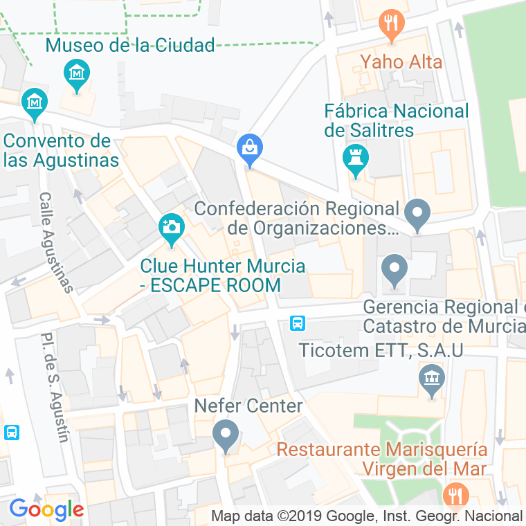 Código Postal calle Gomez Cortina en Murcia