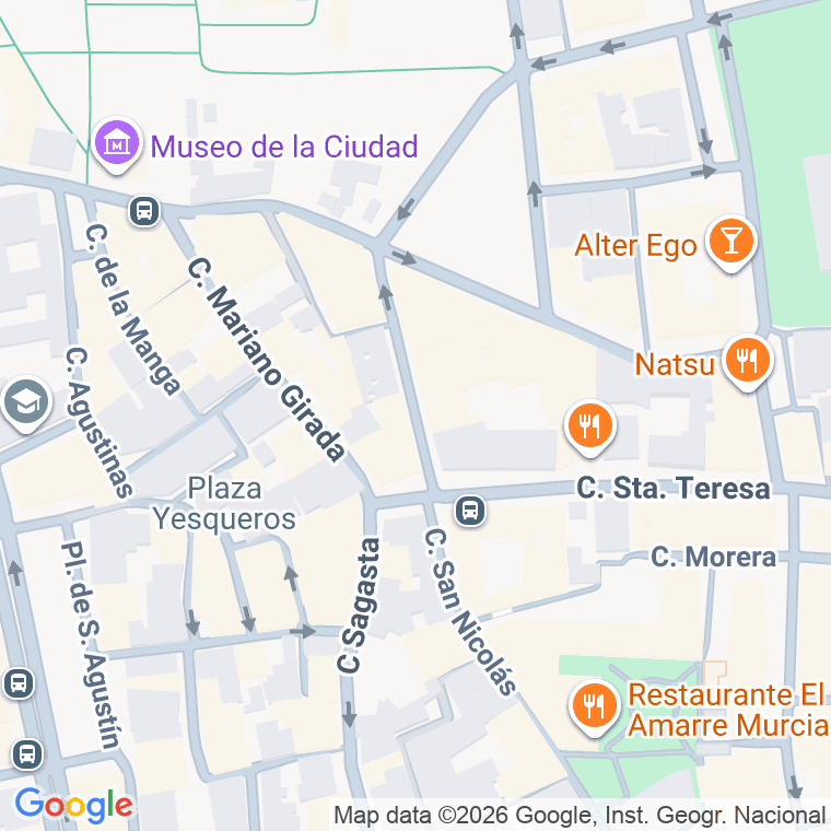 Código postal de Gomez Cortina en Murcia