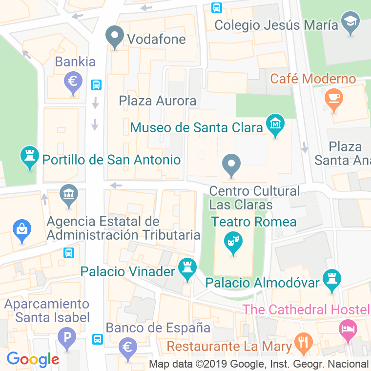 Código Postal calle Maestro Alonso en Murcia