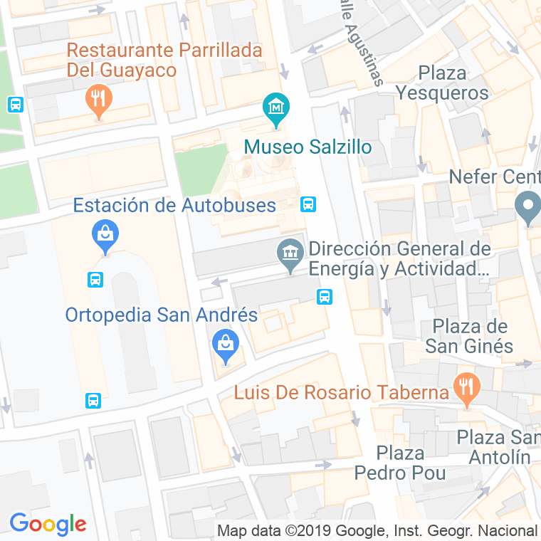 Código Postal calle Nuevas Tecnologias en Murcia