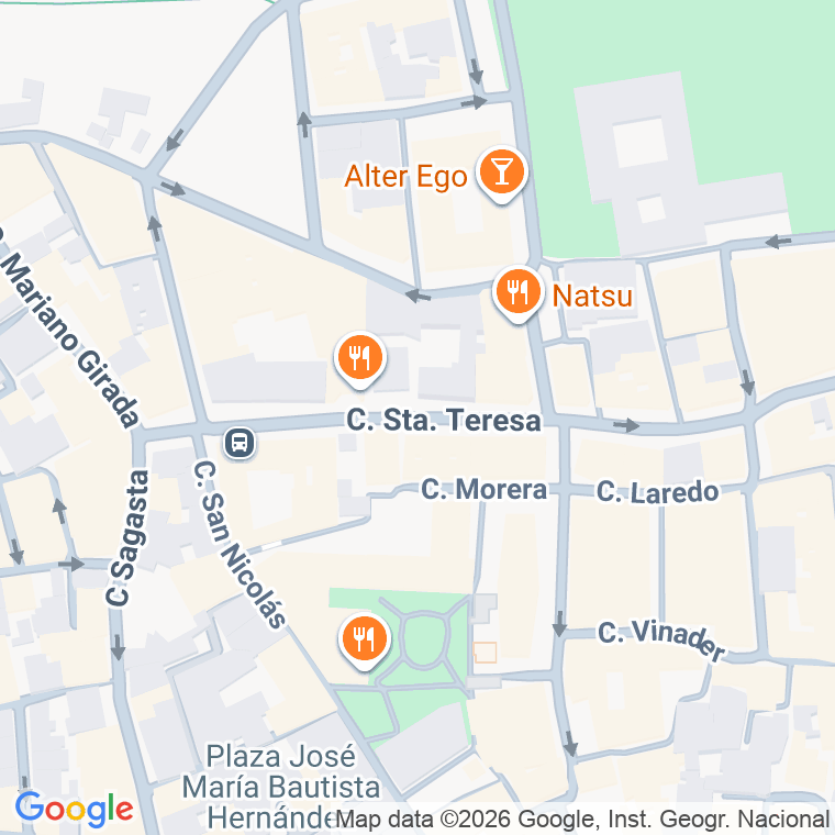 Código postal de Santa Teresa en Murcia