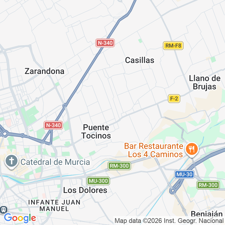 Código postal de Fama, Avenida (impares del 13 al 17)  (pares del 12 al 52) en Murcia