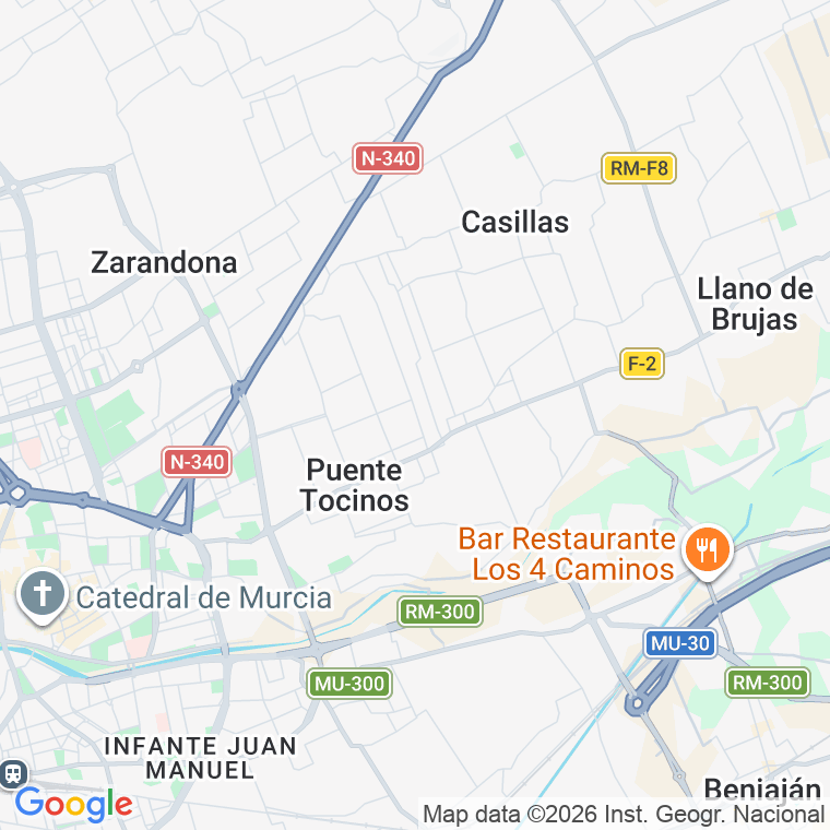 Código postal de Fama, Avenida (impares del 19 al Final)  (pares del 54 al Final) en Murcia