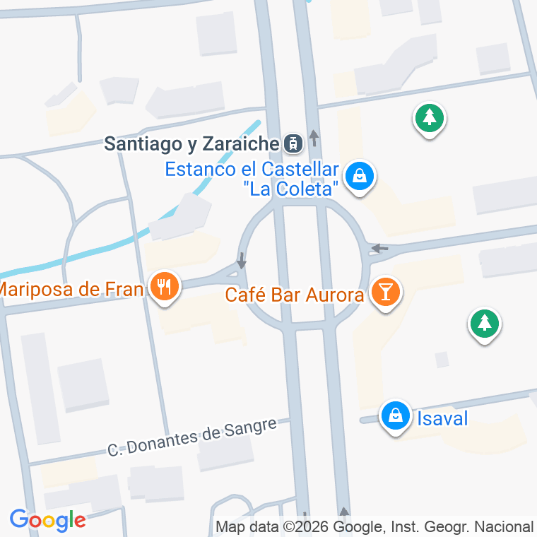 Código postal de Plaza Bandera Ortiz de Zarate en Casas del Camino Churra