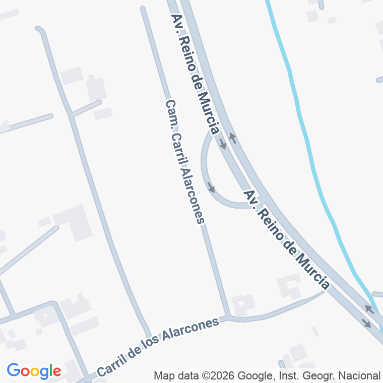 Código postal de Alarcones (zarandona), Carril en Murcia