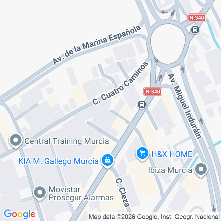 Código postal de Mariano Zapata (zarandona) en Murcia