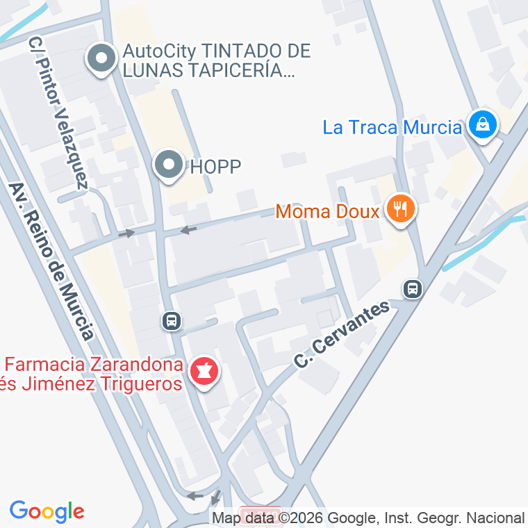 Código postal de Nuestra Señora de la Fuensanta (zarandona) en Murcia