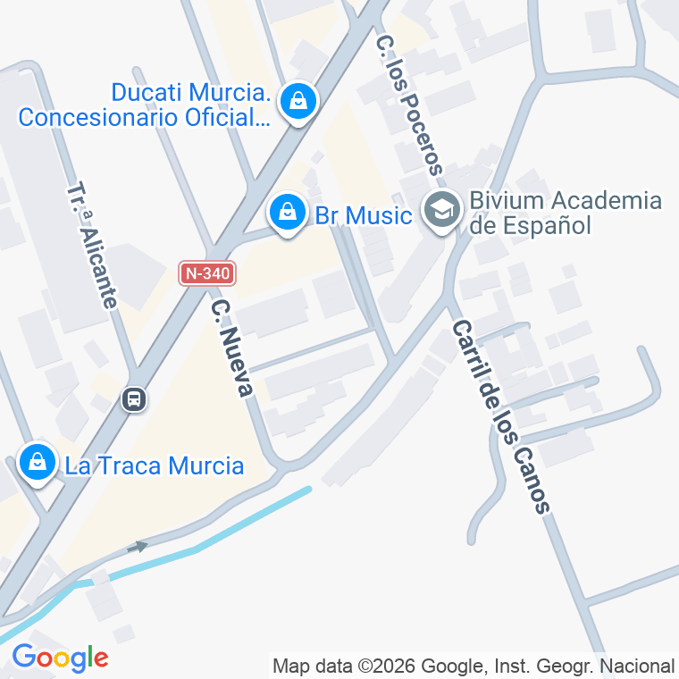 Código postal de Poeta Vicente Medina en Murcia