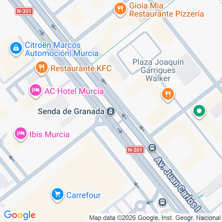 Código postal de Calle Jose Valera Romero en Senda de Granada