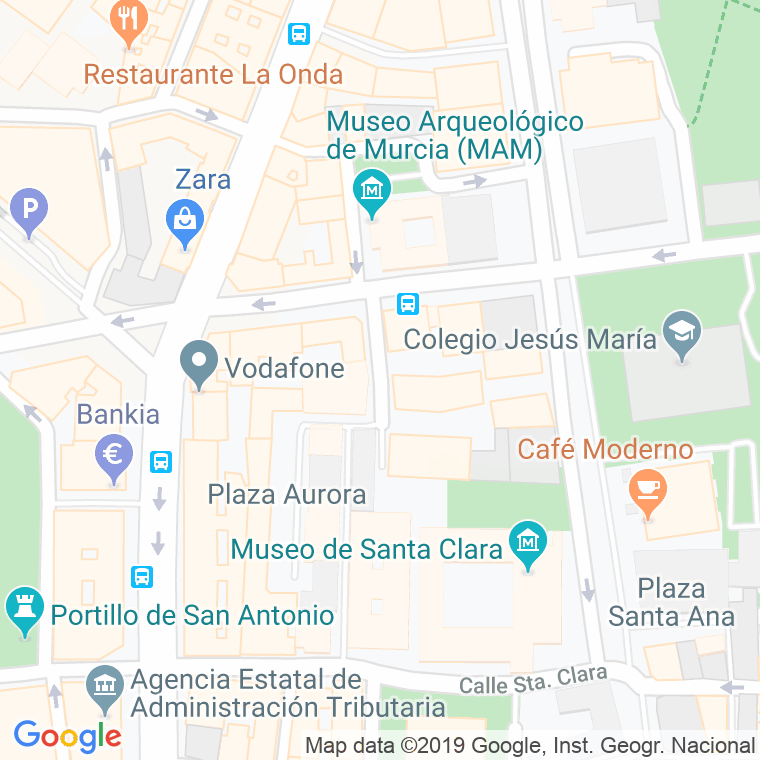 Código Postal calle Carlos Iii, plaza en Murcia