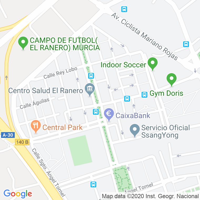 Código Postal calle Duques De Lugo, paseo en Murcia