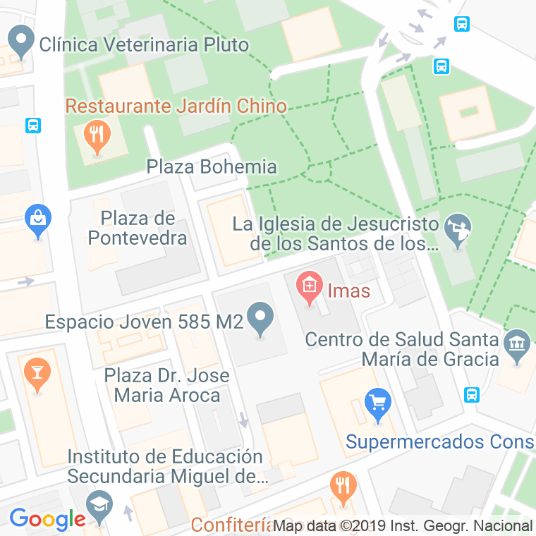 Código Postal calle Huerto De Las Bombas en Murcia