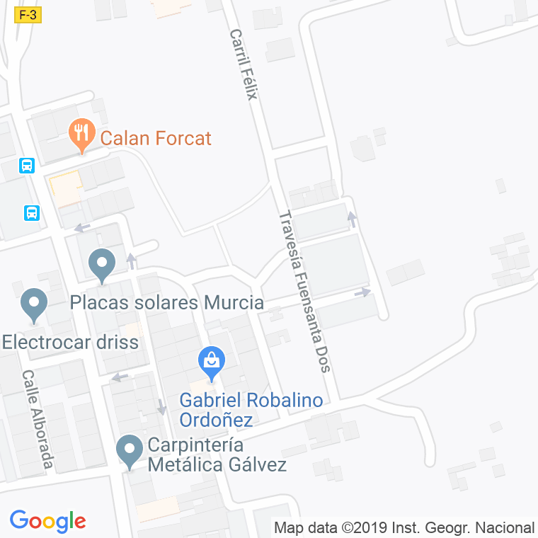 Código Postal calle Leales (Patiño) en Murcia