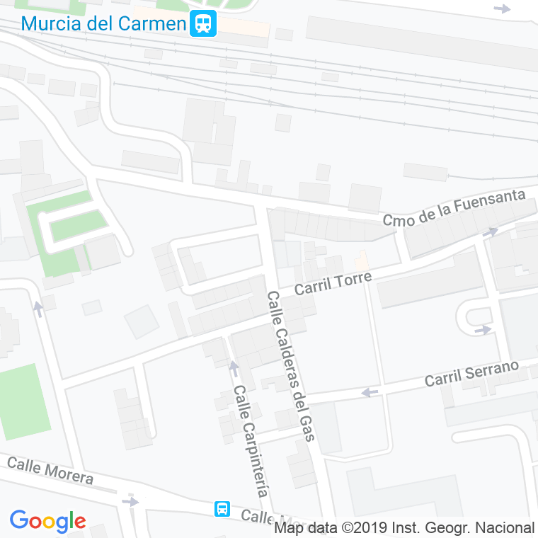 Código Postal calle Montepiedra en Murcia