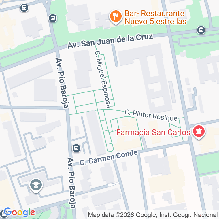 Código postal de Calle Pintor Rosique en Infante Juan Manuel