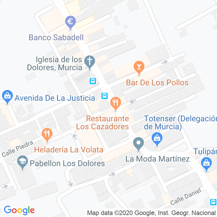 Código Postal calle Conte (Dolores) en Murcia
