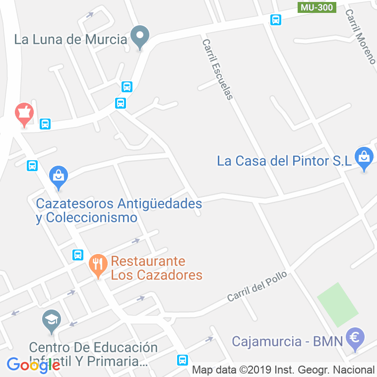 Código Postal calle Herederos (Dolores) en Murcia