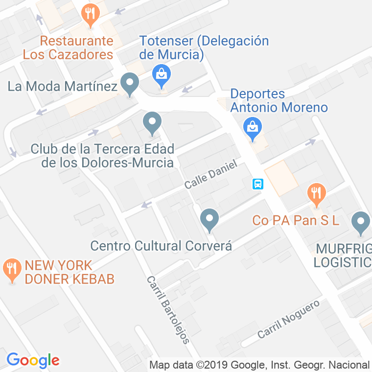 Código Postal calle Libertad (Dolores) en Murcia