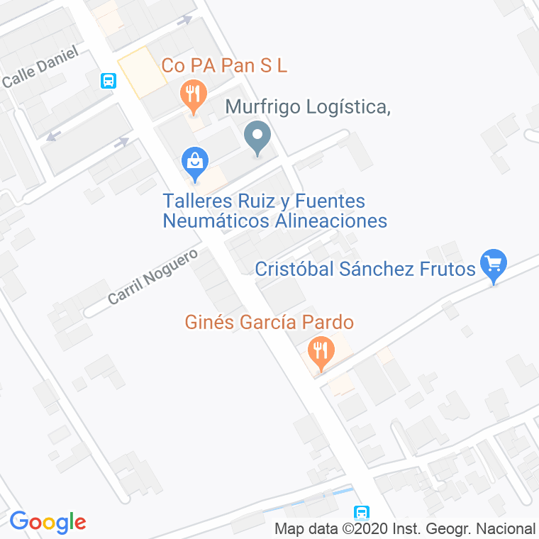 Código Postal calle Martinez Tornel (Dolores) en Murcia