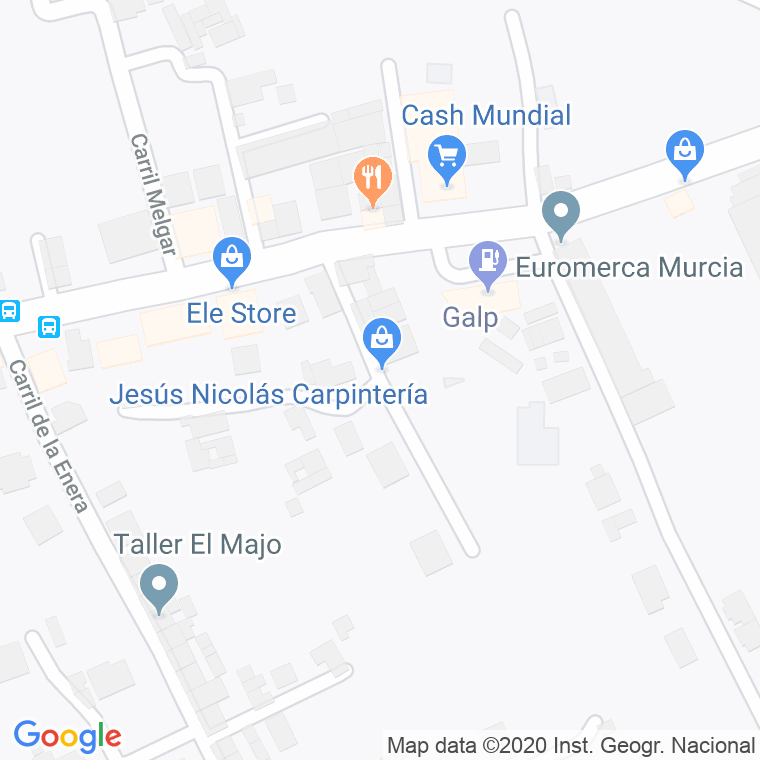 Código Postal calle Moreno (Dolores) en Murcia