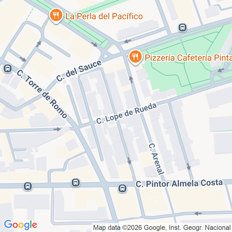 Código postal de Calle Compositor Emilio Ramirez en Ntra Sra de la Fuensanta